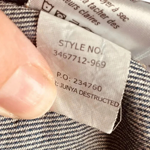 DSTLD Light Washed Distressed Denim Jean Jacket - Picture 13 of 13